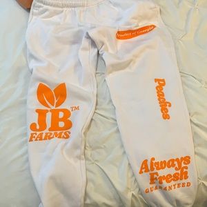 Justin Bieber Peaches sweatpants